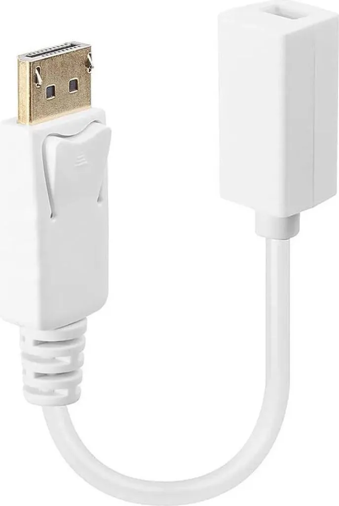 Acquista Lindy 41060 | Adattatore Mini DisplayPort a DP Bianco