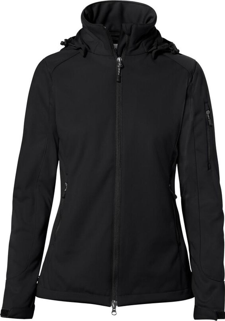 HAKRO Damen Softshelljacke Alberta 248, schwarz, 4XL