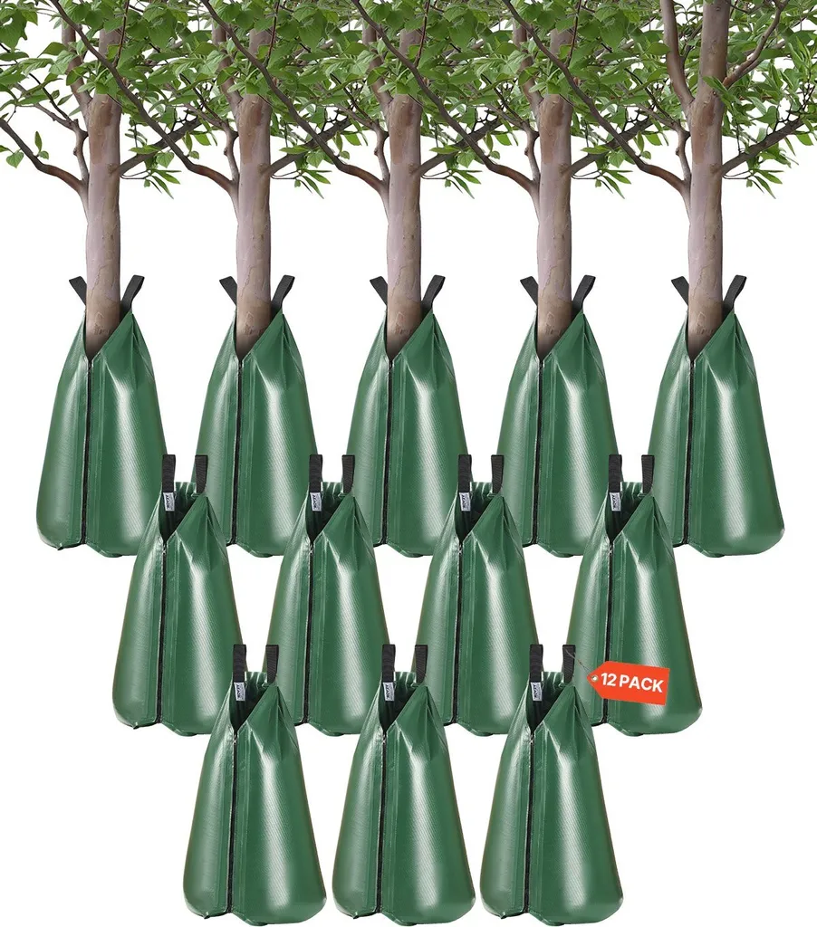 Sac d'arrosage 75L : sauvez vos arbres du dessèchement et du manque d'eau
