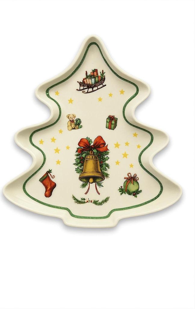 28 Cm Weihnachtsbaum-Teller