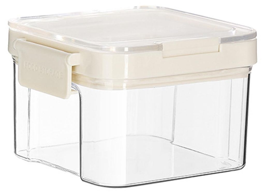 Luftdichter Vorratsbehälter mit Deckel, stapelbar, transparent, aus Kunststoff, ideal für die Küche, z. B. für Müsli, Snacks, Mehl, Zucker, Ka...