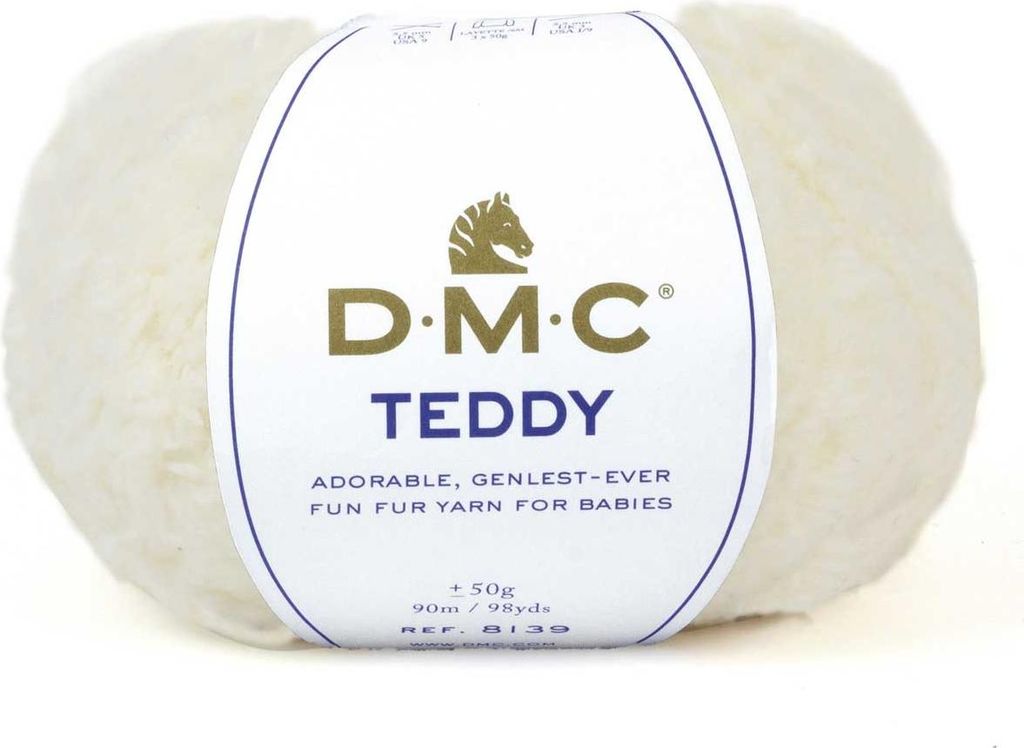 DMC Teddy-Garn – 100 % Polyamid, weich und voluminös (Farbe 318)