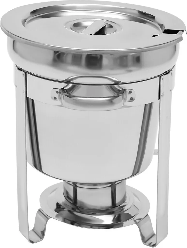 Chauffe-soupe professionnel 7L inox idéal pour buffets et mariages