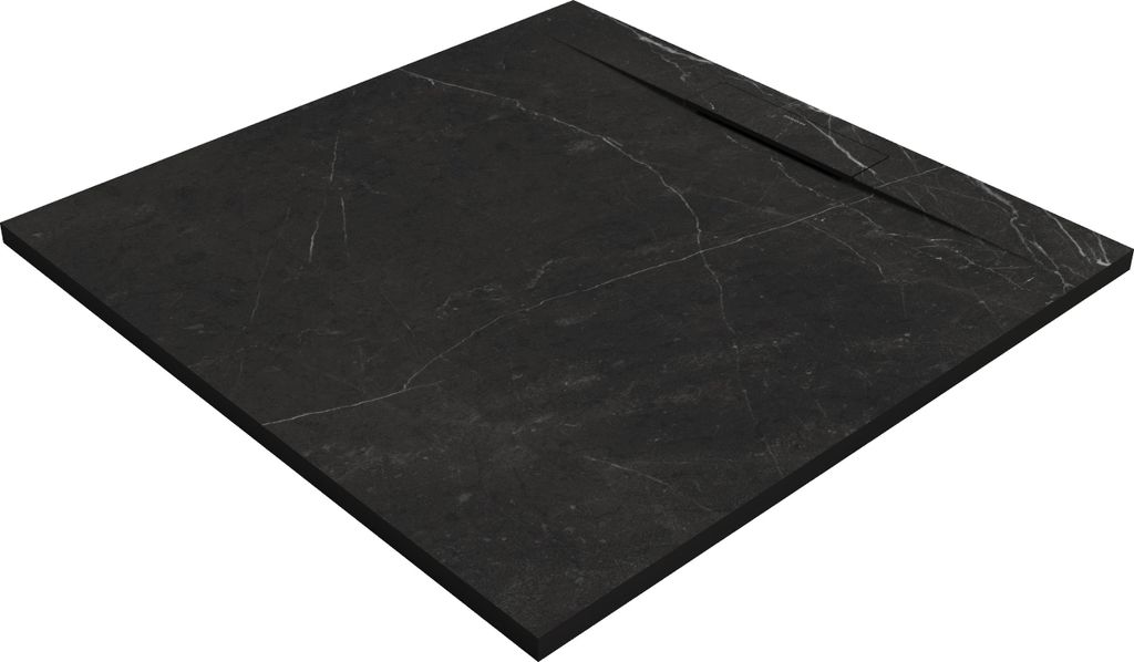 SANYCCES SIENA Rechteckige Duschwanne SanyDur Gel Coat 110 x 100 cm, Marquina