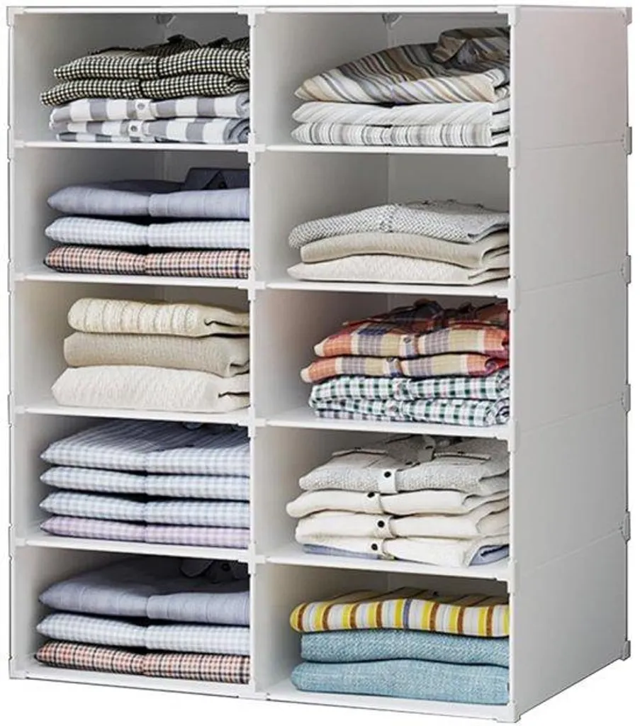 Fini le désordre avec cette armoire modulaire 10 casiers facile à monter