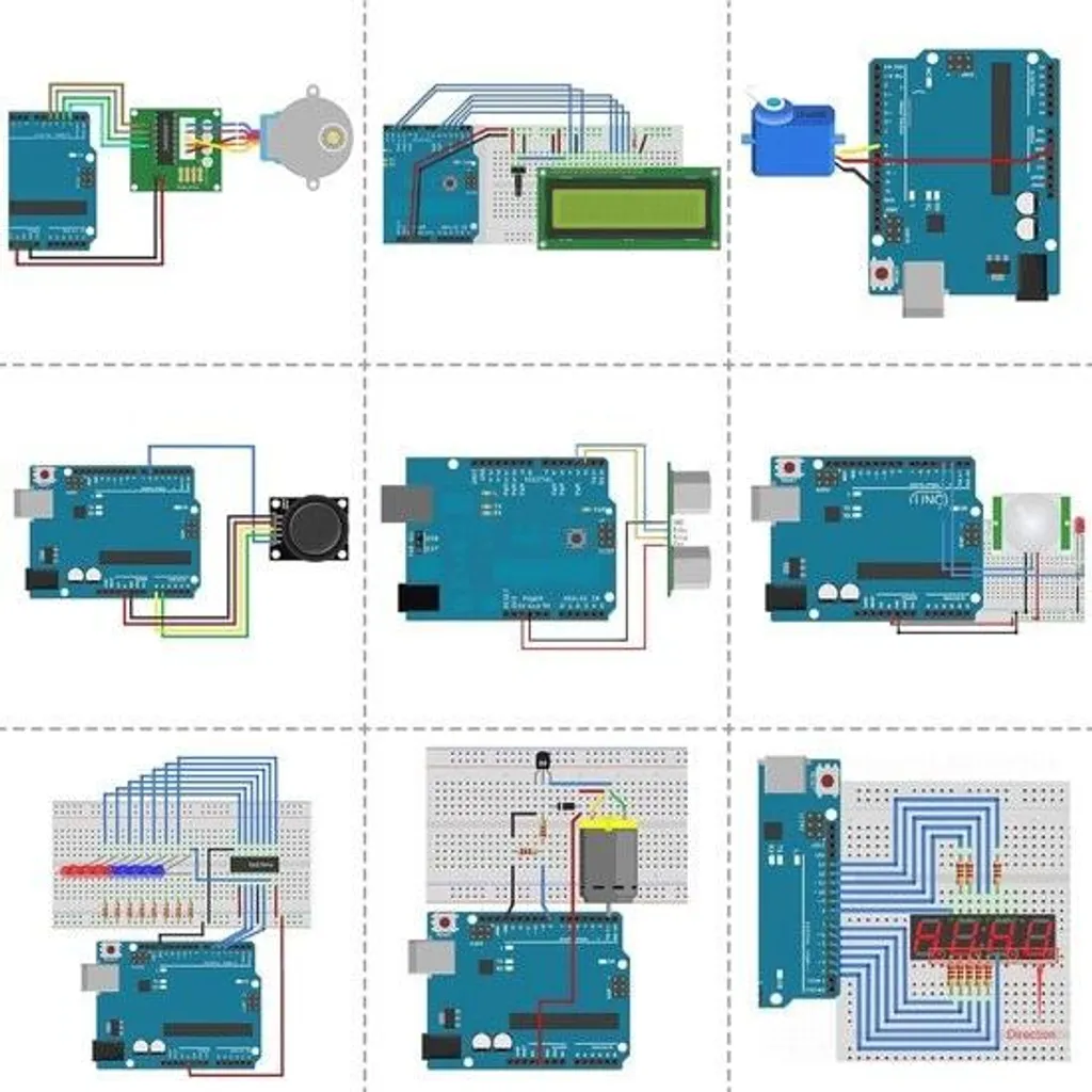 Kit Arduino 248 pièces avec capteurs et modules pour programmation - 5