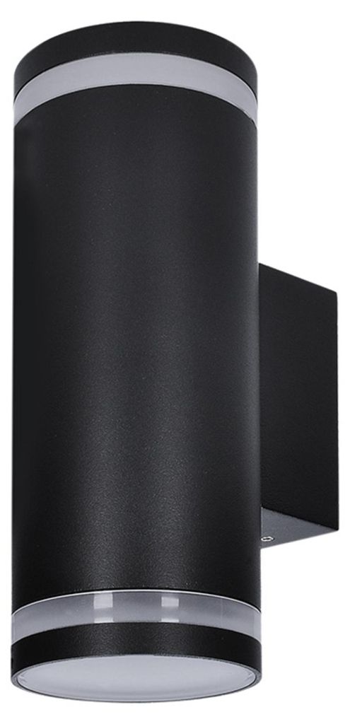Solight LED-Außenwandleuchte Potenza, 2x GU10, schwarz WO811