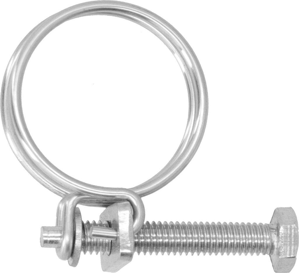 Doppelschlauchschellen aus Edelstahl 201, korrosionsbeständig, verstellbar, 21šC25 mm