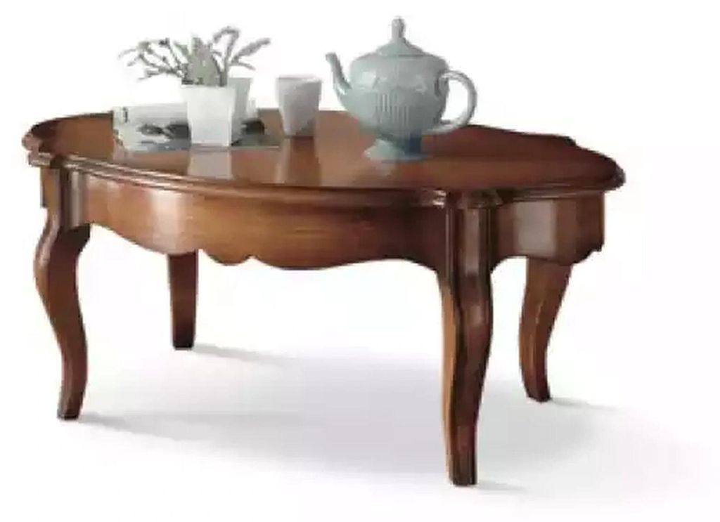 Ovale Couchtisch Holz Tische Wohnzimmer Italienische Möbel Tisch Luxus
