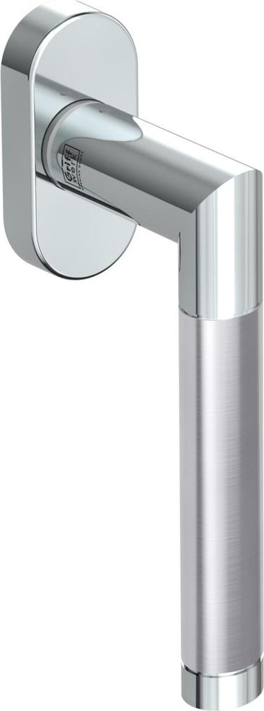 Griffwerk CHRISTINA Klipptechnik -Edelstahl poliert/matt Fensterolive -Klippt. -UV links -Stiftlänge 7x32mm