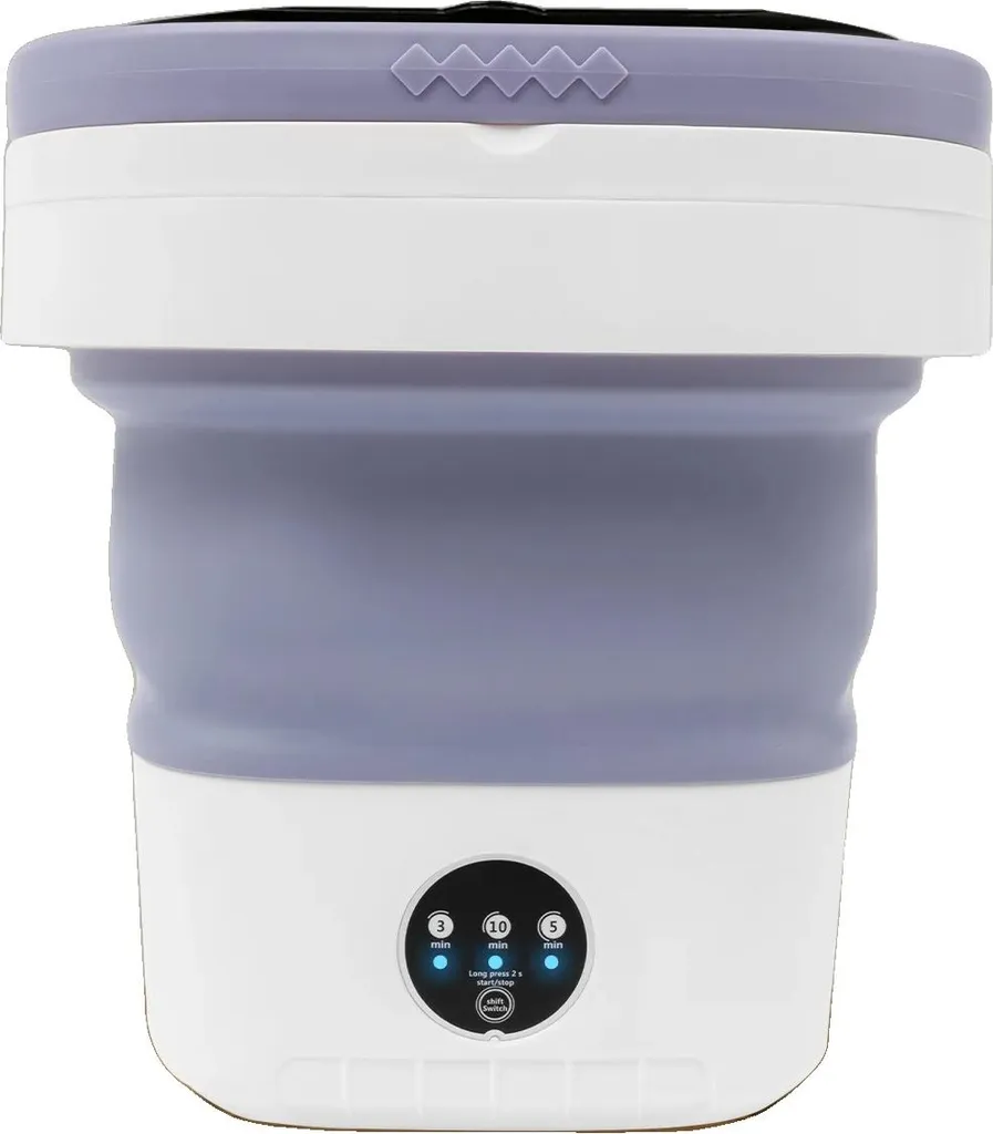 Mini Lavatrice Pieghevole 12L | Lavatrice Portatile Silenziosa 36W
