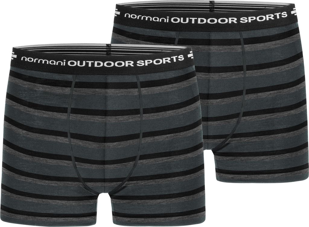 normani 2er Pack Herren Merino Boxershorts Unterhose Produktbild 