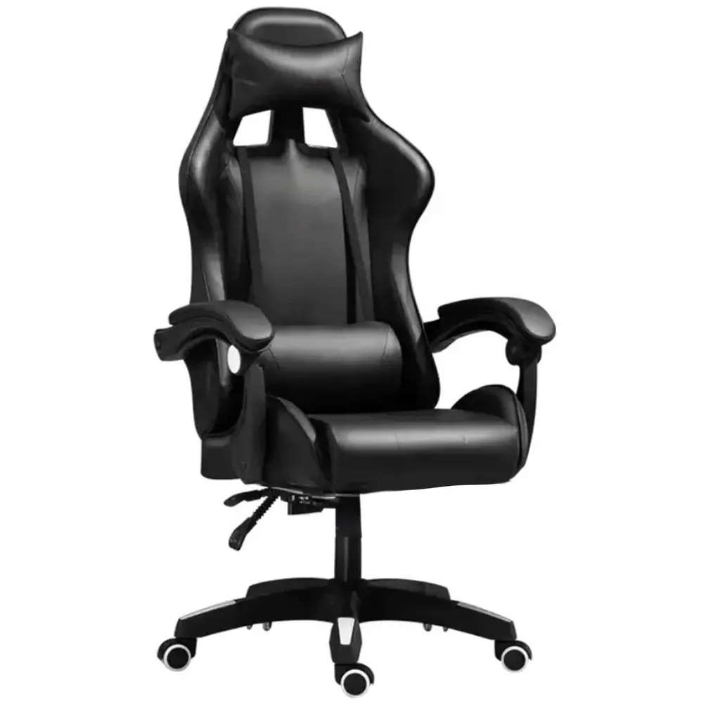 Poltrona da Ufficio Extralink G-524: Sedia Girevole Nera Ergonomica