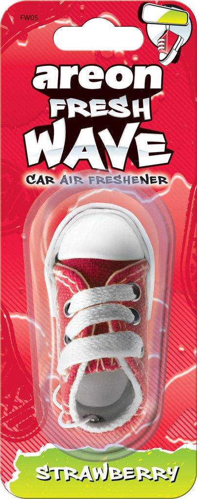 Original Areon Duftbaum FRESH WAVE Lufterfrischer Autoduft Parfüm Erdbeere