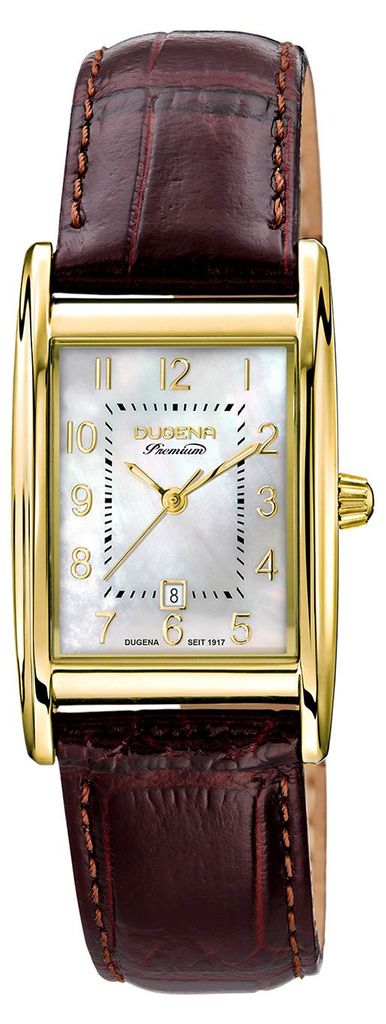 Dugena 7000121 Damen-Armbanduhr, Edelstahl-Gehäuse, Produktbild 