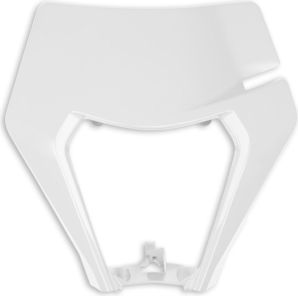 Scheinwerfermaske UFO PLAST Scheinwerferverkleidung vorne für KTM EXC Sixdays EXC-F 125 - 500 ccm Bj. 2020 - 2023, Farbe:weiß OEM