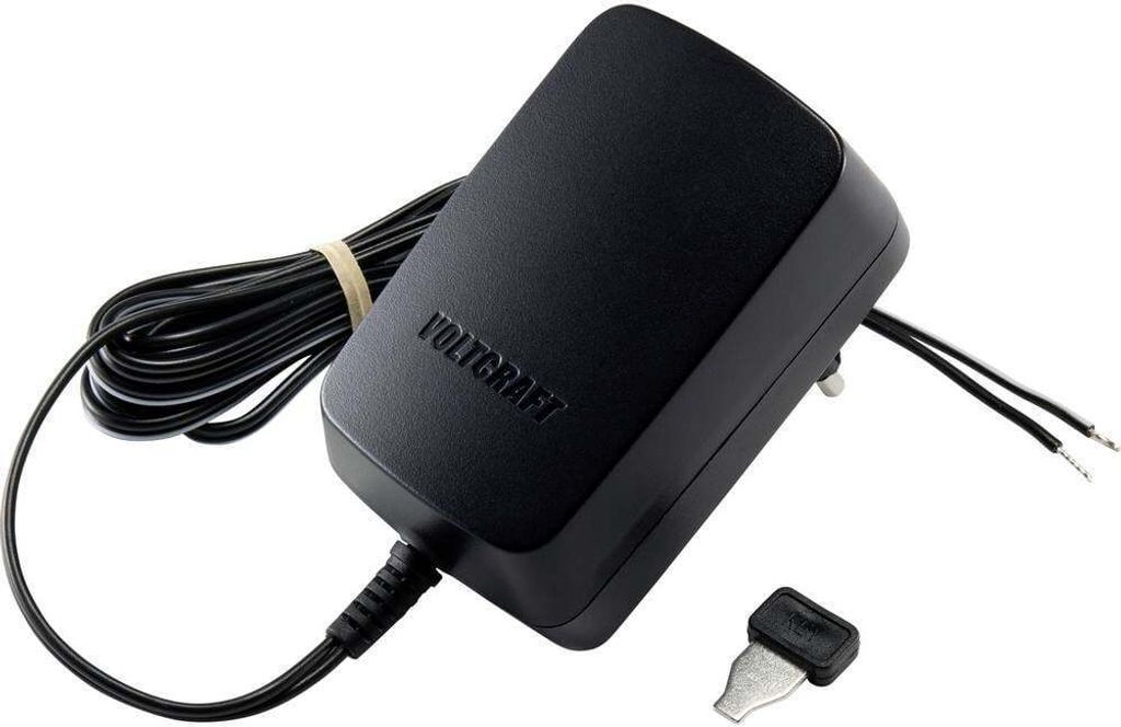 VOLTCRAFT VC-11258695 Steckernetzteil, einstellbar 3 V/DC, 4.5 V/DC, 5 V/DC, 6 V/DC, 7.5 V/DC, 9 V/DC, 12 V/DC 1.5 A 18