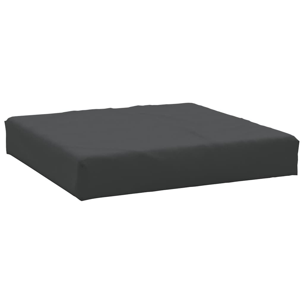Palettenkissen Schwarz 60x60x6 cm Oxford-Gewebe Produktbild 