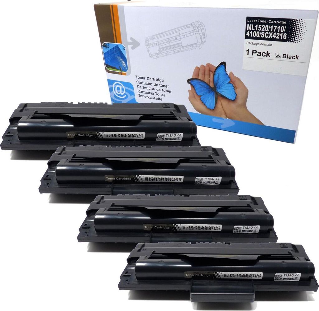 4x Toner (ersetzt ML1520/ 1710/ 4100/ SCX4216)