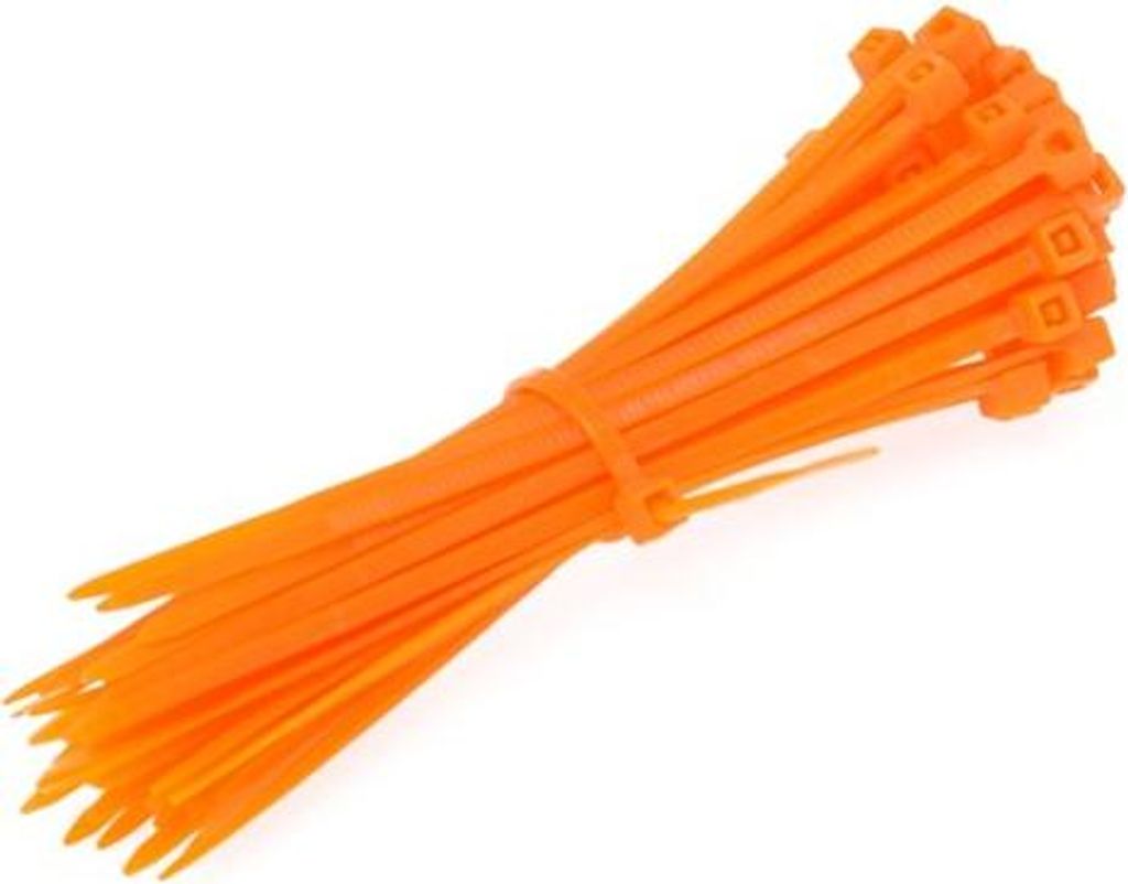 Opaska Zaciskowa 200/2,5mm Pomarańczowa 100szt Zdjęcie produktu 