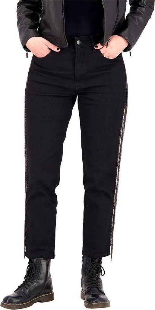 Salsa Jeans Glamour Cropped Slim Fit Jeans Schwarz 29 / 28 Damen Schwarz 29