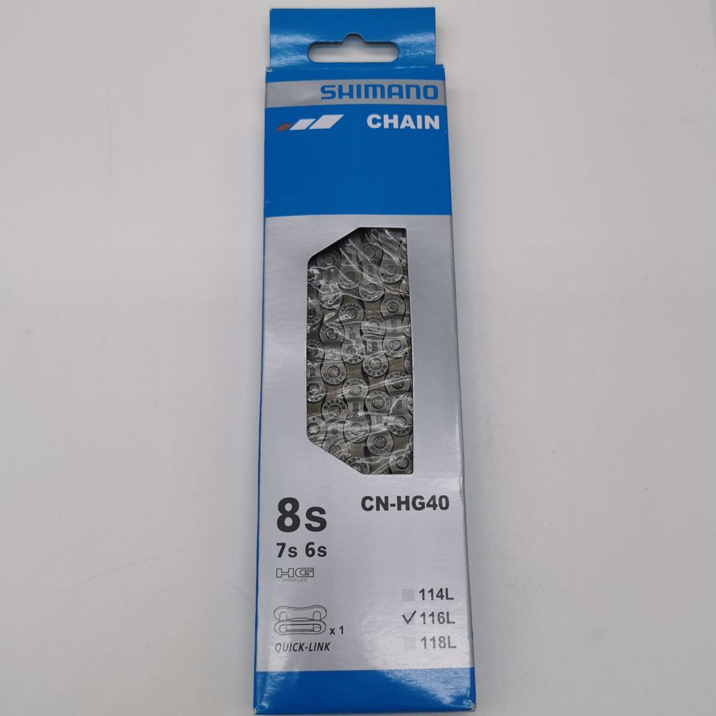 Shimano Verschleißset Kette HG40 + Kassette HG 41 8-fach 11-34 Zähne MTB Trekking Citybike Fahrrad Zahnkranz