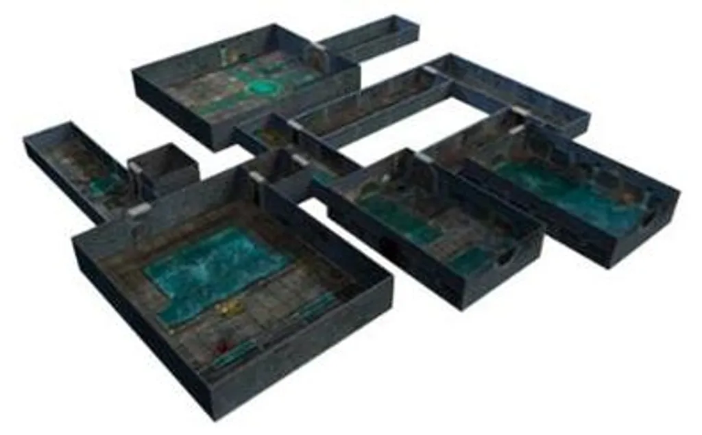 Donjon décuple : Égouts - Extension de décor modulaire pour jeu de rôle