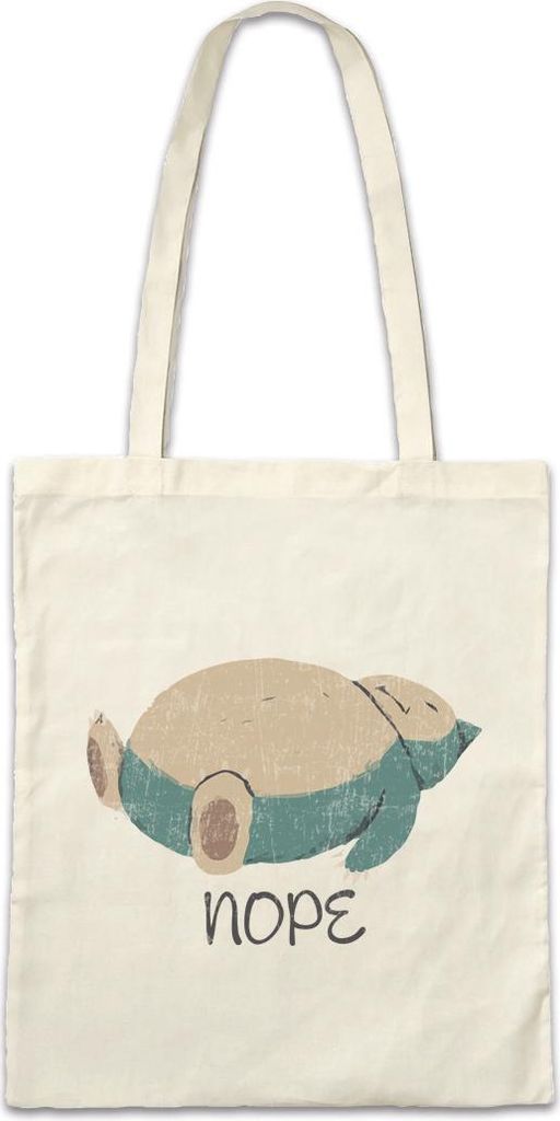 Urban Backwoods Nope, Stofftasche, Farbe: Beige