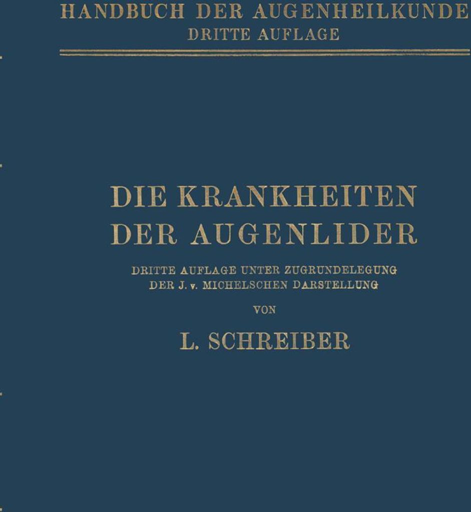Die Krankheiten der Augenlider