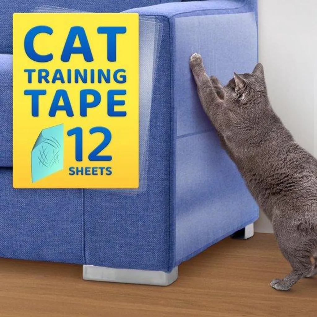 Bande de protection chat invisible et épaisse - Lot 12 pièces XL et L
