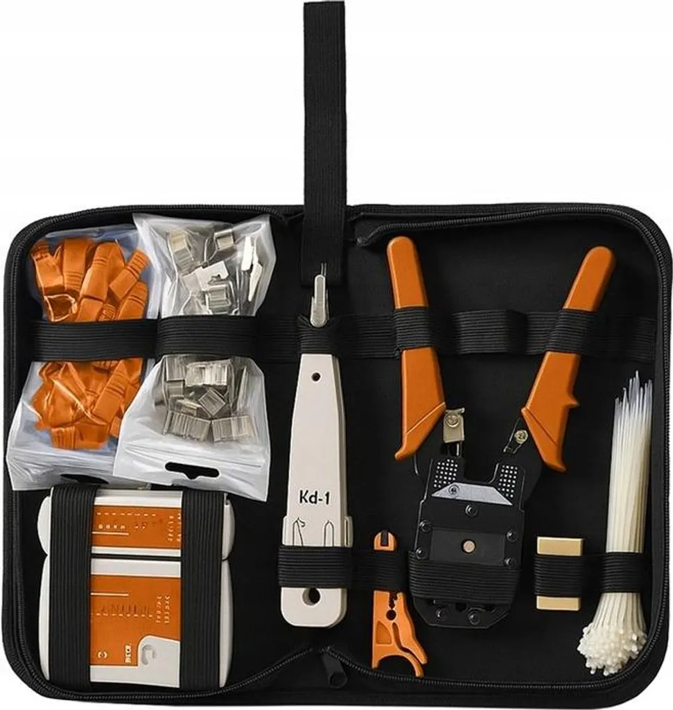 Bigstren 25834 Set di utensili per l'installazione di reti 145 pz