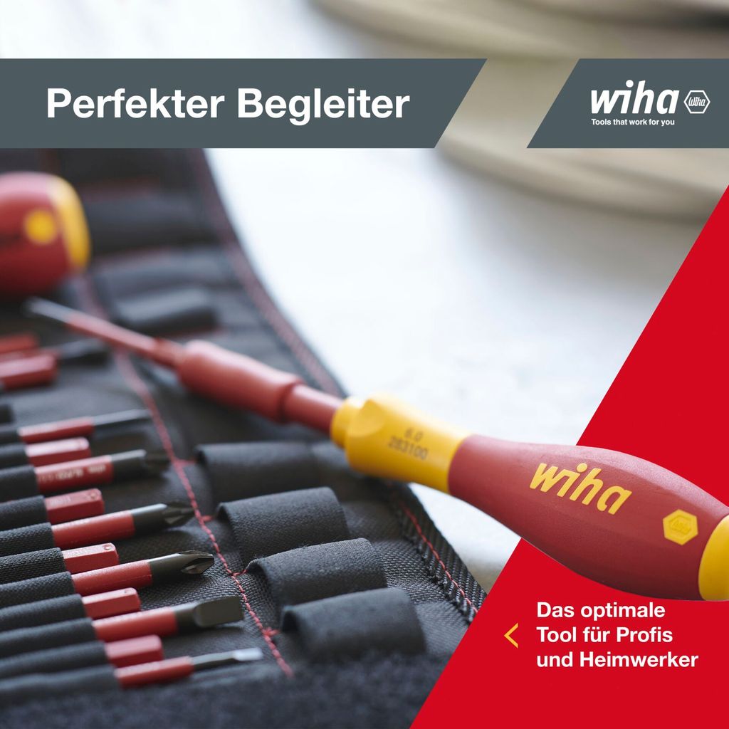 Schraubendrehersatz SlimVario® 18-tlg.m.Wechselkl.VDE Produktbild 21