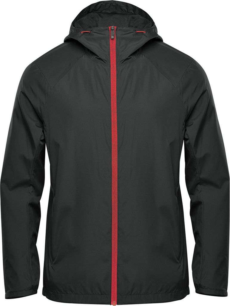 Stormtech - "Pacifica" Jacke Leicht für Herren RW8801 (M) (Schwarz/Rot)
