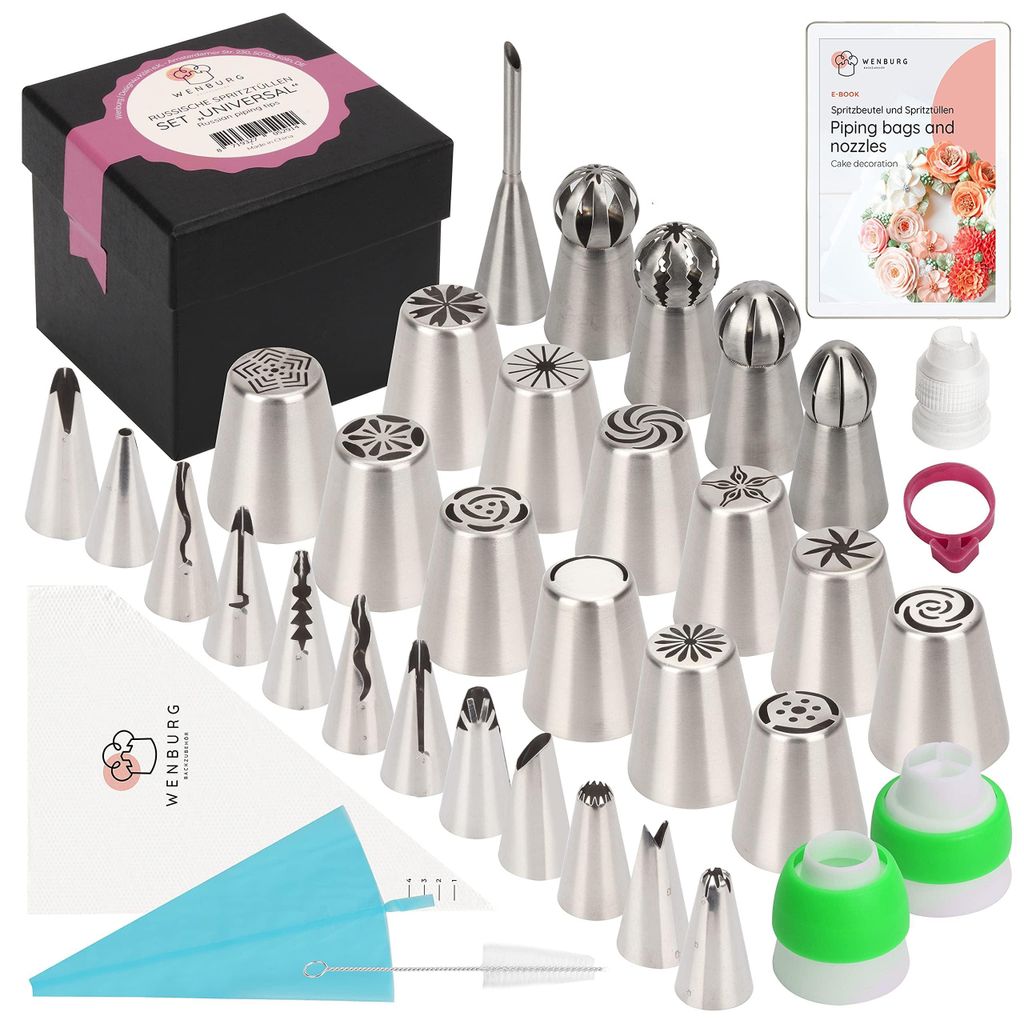 Set universel de décoration de gâteaux Wenburg 67 pièces Image du produit 