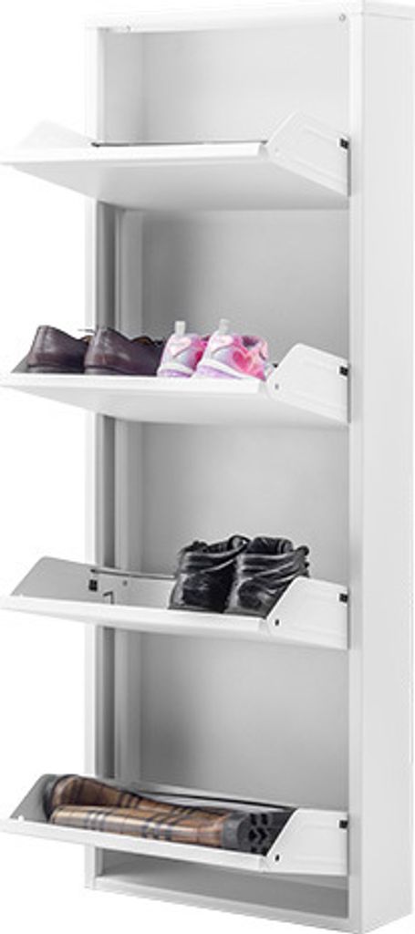 gowoll Schuhschrank Schmal Schuhregal Metall Hoch Produktbild 5