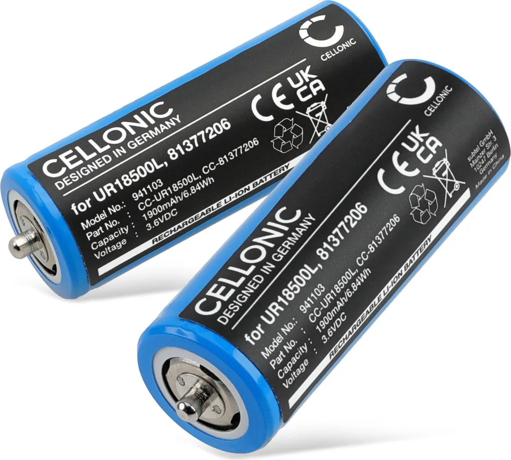 Batterie Haute Capacité 1900mAh pour Rasoir Braun Series 9 9325s - 3.6V