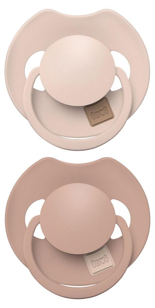 Difrax Dynamic LOVI Prime Schnuller - 0-6 Monate - 2 Stück Produktbild 