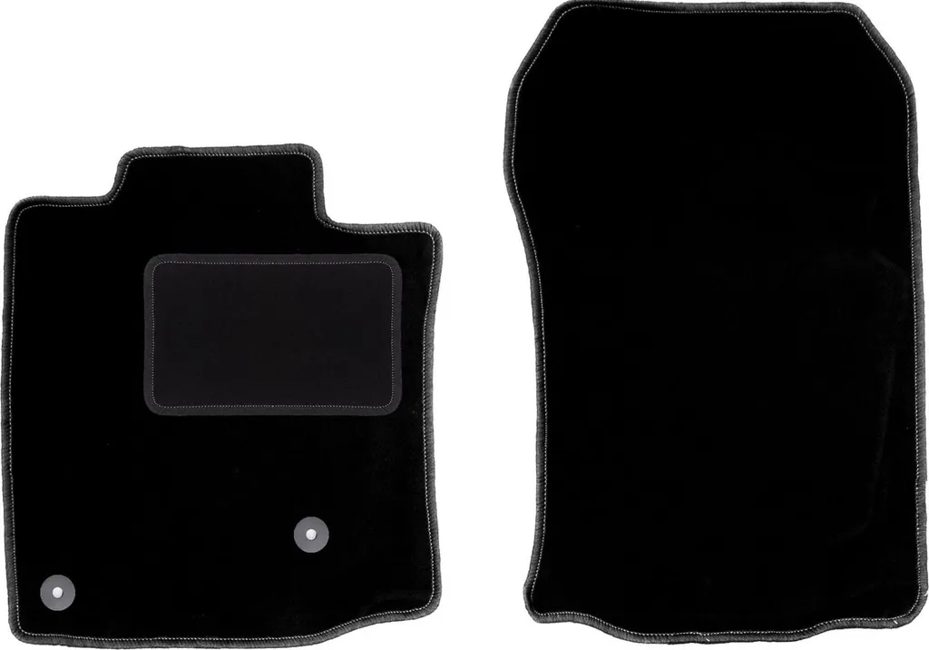 Set 2 Tappetini Anteriori Velours Neri per Land Cruiser J150 2009+