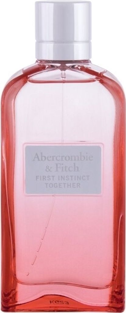 A bottle of Abercrombie & Fitch First Instinct Together Eau de Parfum for women.