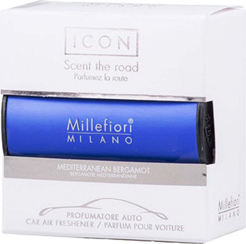 Millefiori Milano Icon Car Air Freshener Mediterranean Bergamot Classic
