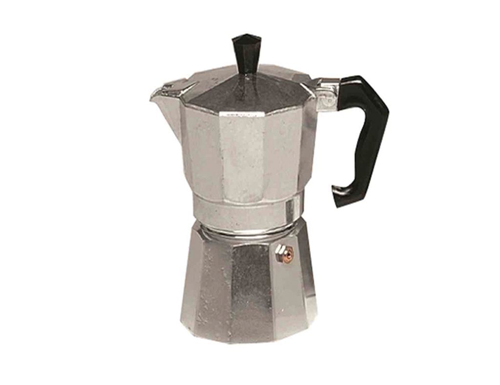 Coffee Fox Espressokocher aus Edelstahl Kaffeebereiter Kaffeekocher Espresso-Kanne für 2 4 6 9 Tassen