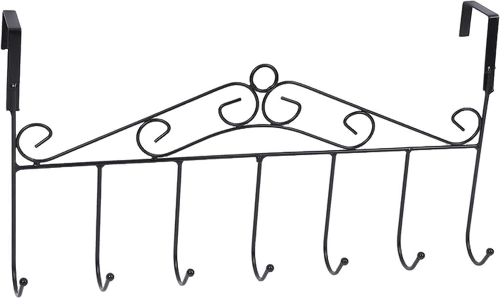 Wandgarderobe mit Haken, langlebige Konstruktion, starke Tragfähigkeit, einfach zu installieren, Haken für Hüte, Handtücher, Kleiderbügel