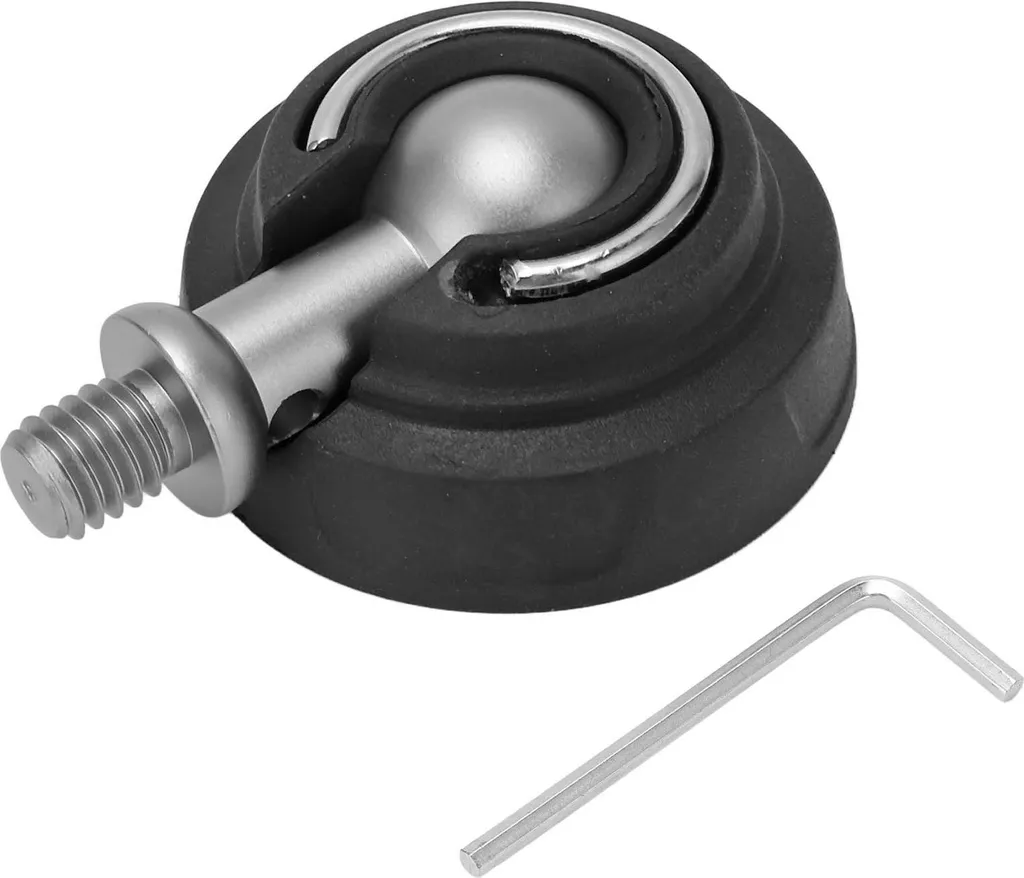 Piedino Antiscivolo 50mm per Treppiedi e Monopiedi | Vite 3/8 Inox