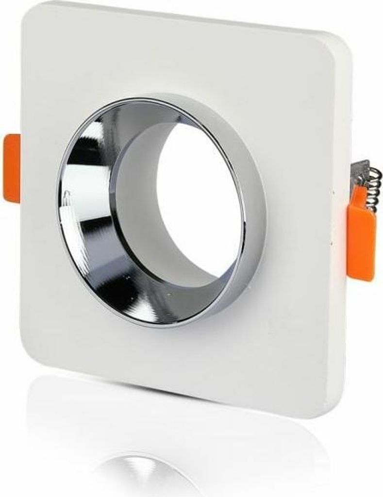 V-TAC LED-Spotleuchte - Einbauleuchte - GU10 - IP20 - Wei + Chrom