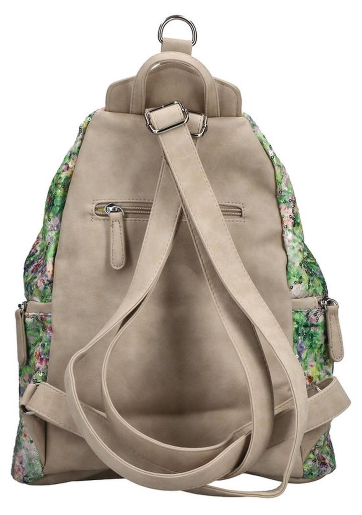 Rieker Damen Rucksack mit Außentaschen Karabinerhaken Produktbild 