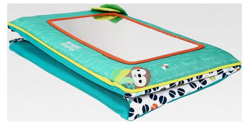 Babysicherer Spiegel Spielzeug, Sit and See Safari Bodenspiegel für Bauchzeit-Aktivitäten, Neugeborene +