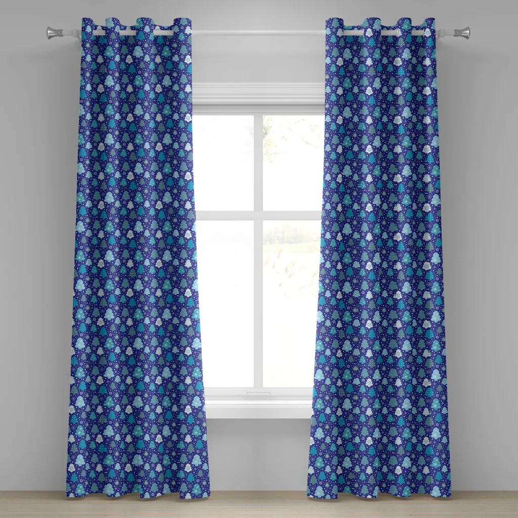 Rideau Hiver pour ambiance de Noël, Décoration de Fenêtre 280x245 cm