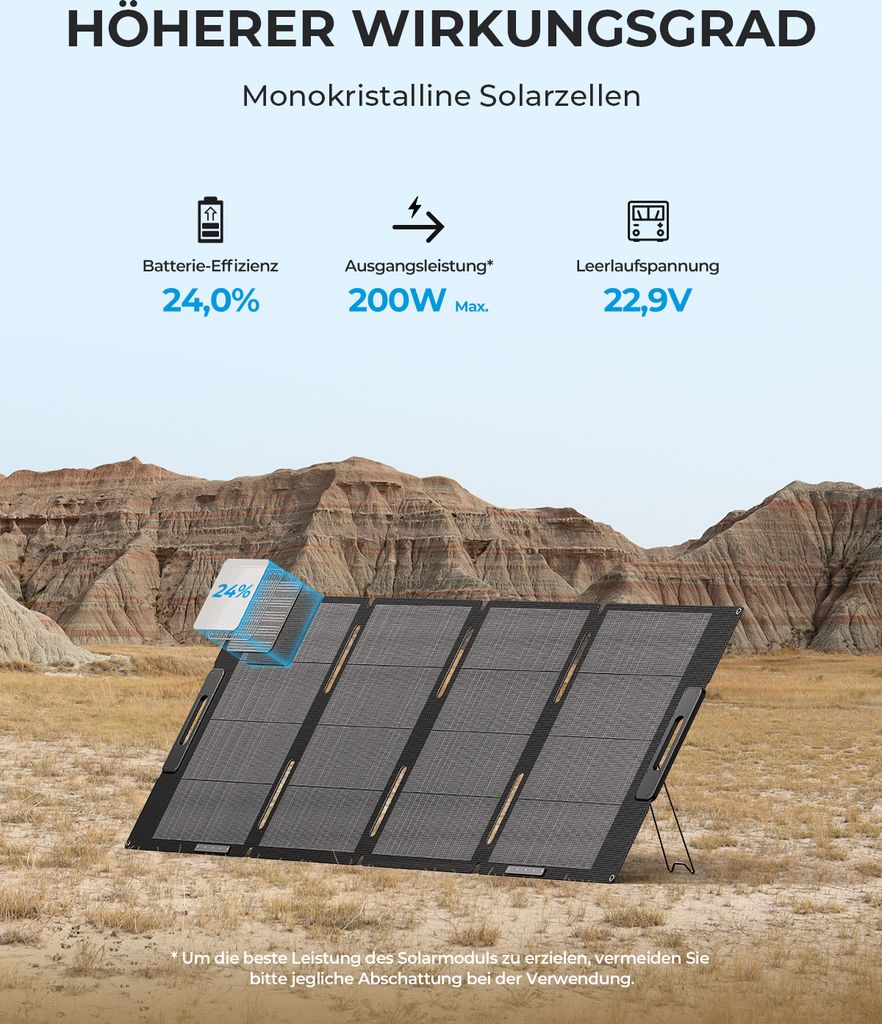 BLUETTI AC180 mit MP200 Solar Stromerzeuger kit, 2 1800W Produktbild 10
