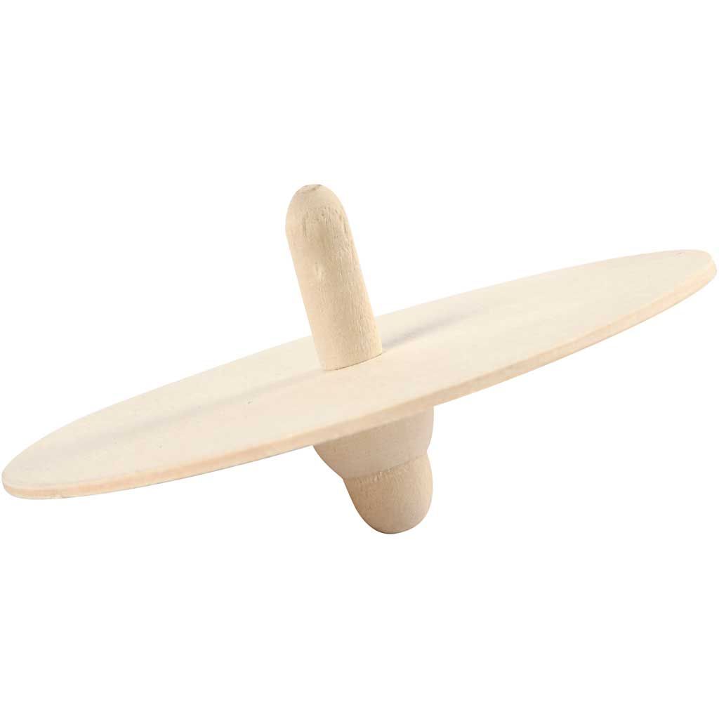 Holzkreisel Ø 8 cm, 10 Stück Produktbild 