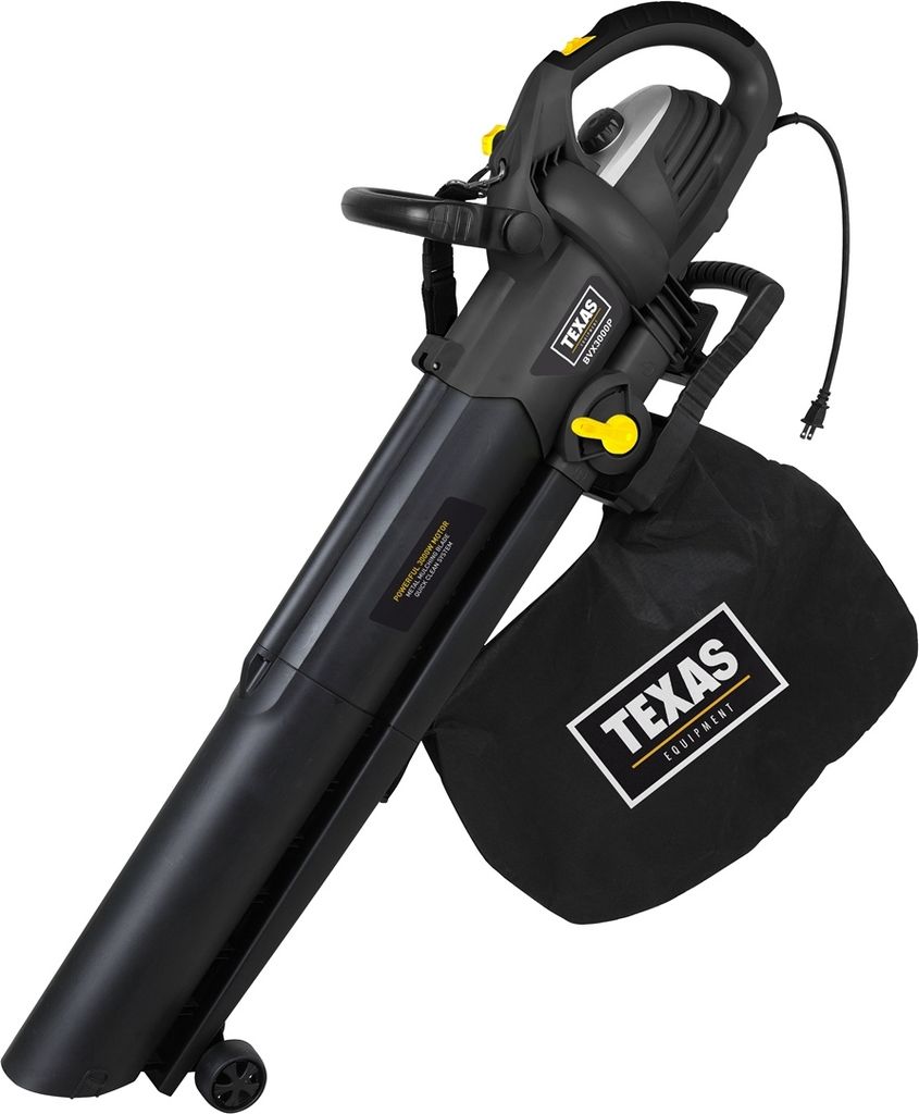 TEXAS Profi Laubsauger 3in1 Laubbläser Laubhäcksler Laubsammler BVX 3000P 230V